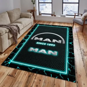 Man Truck Rug, Gift For Man Truck Lovers, Gift For Him, Husband, Boyfriend CAR15003142520 - Cyan
