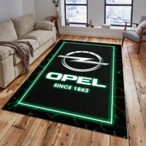 Opel Rug, Gift For Opel Lovers, Gift For Him, Husband, Boyfriend CAR15003142525 - Green