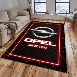 Opel Rug, Gift For Opel Lovers, Gift For Him, Husband, Boyfriend CAR15003142525 - Red