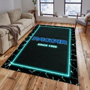 Paccar Rug, Gift For Paccar Lovers, Gift For Him, Husband, Boyfriend CAR15003142526 - Cyan