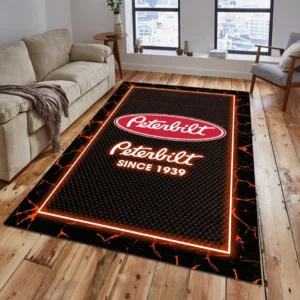 Peterbilt Rug, Gift For Peterbilt Lovers, Gift For Him, Husband, Boyfriend CAR15003142527 - Orange