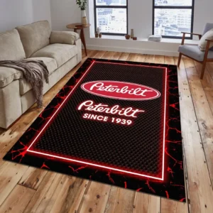 Peterbilt Rug, Gift For Peterbilt Lovers, Gift For Him, Husband, Boyfriend CAR15003142527 - Red