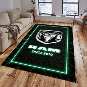 Ram Truck Rug, Gift For Ram Truck Lovers, Gift For Him, Husband, Boyfriend CAR15003142528 - Green