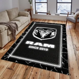 Ram Truck Rug, Gift For Ram Truck Lovers, Gift For Him, Husband, Boyfriend CAR15003142528 - Grey