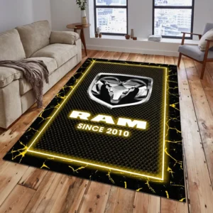 Ram Truck Rug, Gift For Ram Truck Lovers, Gift For Him, Husband, Boyfriend CAR15003142528 - Yelloư