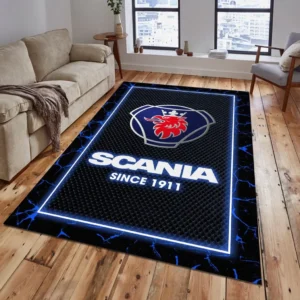 Scania Rug, Gift For Scania Lovers, Gift For Him, Husband, Boyfriend CAR15003142530 - Blue