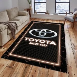 Toyota Rug, Gift For Toyota Lovers, Gift For Him, Husband, Boyfriend CAR15003142533 - Brown