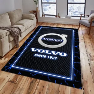 Volvo Rug, Gift For Volvo Lovers, Gift For Him, Husband, Boyfriend CAR15003142535 - Blue