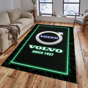 Volvo Rug, Gift For Volvo Lovers, Gift For Him, Husband, Boyfriend CAR15003142535 - Green