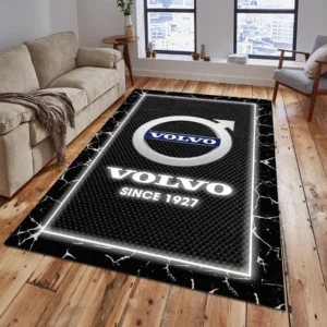 Volvo Rug, Gift For Volvo Lovers, Gift For Him, Husband, Boyfriend CAR15003142535 - Grey