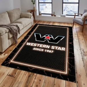 Western Star Rug, Gift For Western Star Lovers, Gift For Him, Husband, Boyfriend CAR15003142536 - Brown