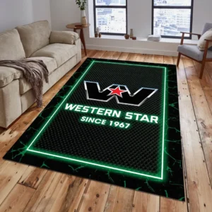 Western Star Rug, Gift For Western Star Lovers, Gift For Him, Husband, Boyfriend CAR15003142536 - Green