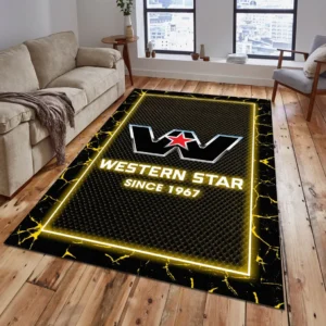 Western Star Rug, Gift For Western Star Lovers, Gift For Him, Husband, Boyfriend CAR15003142536 - Yelloư
