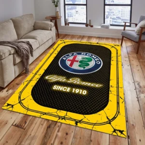Alfa Romeo Rug, Gift For Alfa Romeo Lovers, Gift For Him, Husband, Boyfriend CAR15203142500 - Yelloư