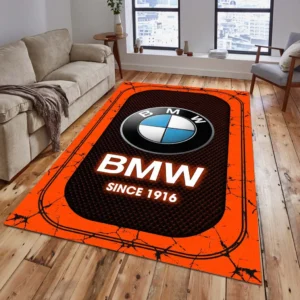 BMW Car Rug, Gift For BMW Car Lovers, Gift For Him, Husband, Boyfriend CAR15203142504 - Orange