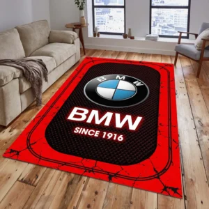 BMW Car Rug, Gift For BMW Car Lovers, Gift For Him, Husband, Boyfriend CAR15203142504 - Red