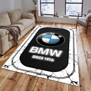 BMW Car Rug, Gift For BMW Car Lovers, Gift For Him, Husband, Boyfriend CAR15203142504 - White