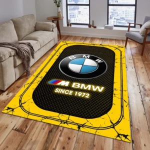BMW M Car Rug, Gift For BMW M Car Lovers, Gift For Him, Husband, Boyfriend CAR15203142505 - Yelloư