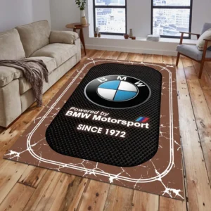 BMW Motorsport Rug, Gift For BMW Motorsport Lovers, Gift For Him, Husband, Boyfriend CAR15203142506 - Brown