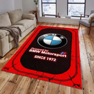 BMW Motorsport Rug, Gift For BMW Motorsport Lovers, Gift For Him, Husband, Boyfriend CAR15203142506 - Red