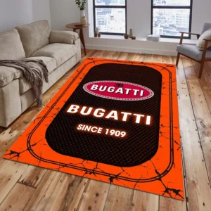Bugatti Rug, Gift For Bugatti Lovers, Gift For Him, Husband, Boyfriend CAR15203142507 - Orange