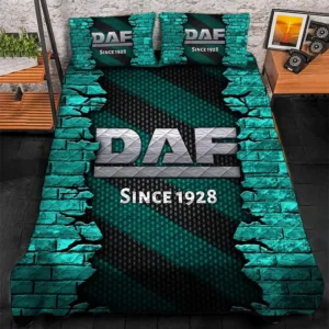 DAF Bedding Set, Gift For DAF Lovers CAR156031325333 - Cyan