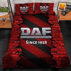 DAF Bedding Set, Gift For DAF Lovers CAR156031325333 - Red