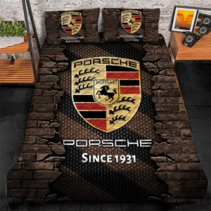 Porsche Bedding Set, Gift For Porsche Lovers CAR156031325345 - Brown