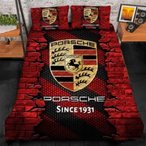 Porsche Bedding Set, Gift For Porsche Lovers CAR156031325345 - Red