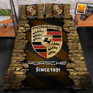 Porsche Bedding Set, Gift For Porsche Lovers CAR156031325345 - Yellow