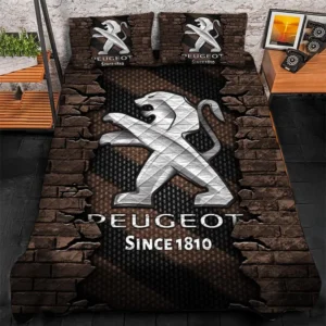 Peugeot Bedding Set, Gift For Peugeot Lovers CAR156031325351 - Brown