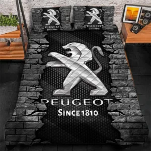 Peugeot Bedding Set, Gift For Peugeot Lovers CAR156031325351 - Gray