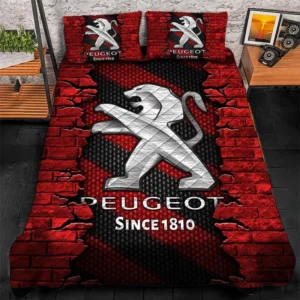 Peugeot Bedding Set, Gift For Peugeot Lovers CAR156031325351 - Red