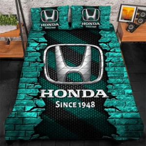 Honda Bedding Set, Gift For Honda Lovers CAR156031325355 - Cyan