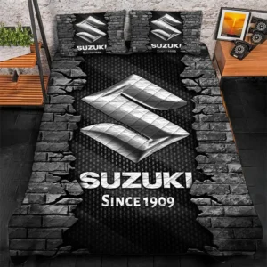 Suzuki Bedding Set, Gift For Suzuki Lovers CAR156031325356 - Gray