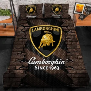 Lamborghini Bedding Set, Gift For Lamborghini Lovers CAR156031325357 - Brown