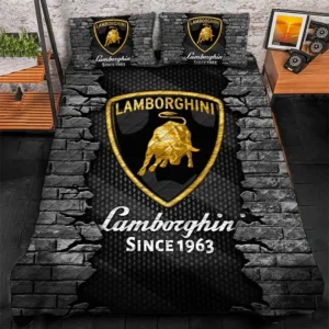 Lamborghini Bedding Set, Gift For Lamborghini Lovers CAR156031325357 - Gray