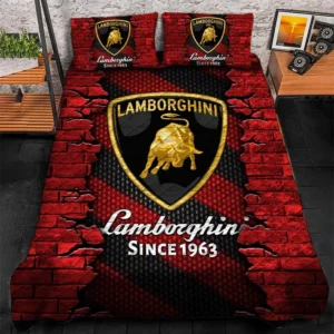 Lamborghini Bedding Set, Gift For Lamborghini Lovers CAR156031325357 - Red