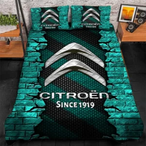 Citroen Bedding Set, Gift For Citroen Lovers CAR156031325358 - Cyan