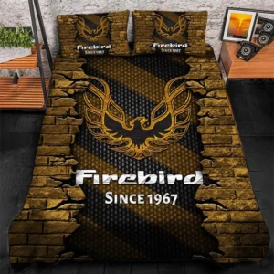 Firebird Pontiac Bedding Set, Gift For Firebird Pontiac Lovers CAR156031325373 - Brown