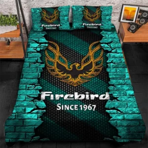 Firebird Pontiac Bedding Set, Gift For Firebird Pontiac Lovers CAR156031325373 - Cyan