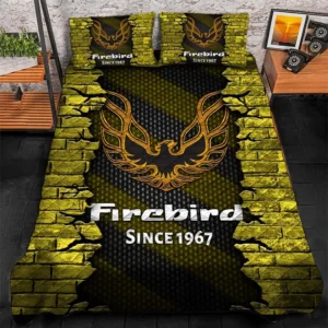 Firebird Pontiac Bedding Set, Gift For Firebird Pontiac Lovers CAR156031325373 - Yellow