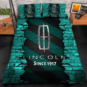 Lincoln Bedding Set, Gift For Lincoln Lovers CAR156031325374 - Cyan