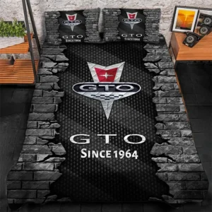 Pontiac GTO Bedding Set, Gift For Pontiac GTO Lovers CAR156031325375 - Gray
