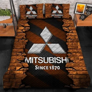 Mitsubishi Bedding Set, Gift For Mitsubishi Lovers CAR156031325377 - Orange
