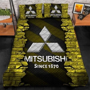 Mitsubishi Bedding Set, Gift For Mitsubishi Lovers CAR156031325377 - Yellow