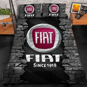 Fiat Bedding Set, Gift For Fiat Lovers CAR156031325378 - Gray