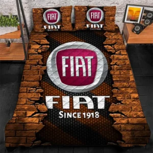 Fiat Bedding Set, Gift For Fiat Lovers CAR156031325378 - Orange