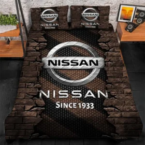 Nissan Bedding Set, Gift For Nissan Lovers CAR156031325381 - Brown
