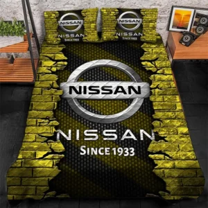Nissan Bedding Set, Gift For Nissan Lovers CAR156031325381 - Yellow